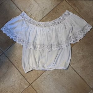 NWT Pacsun - L.A. Hearts Off the Shoulder Crop Top